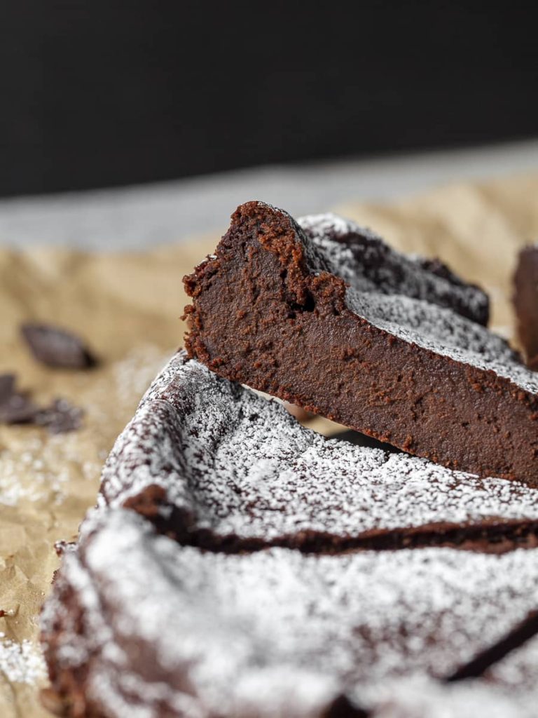 Gluten Free Flourless Espresso Chocolate Cake 