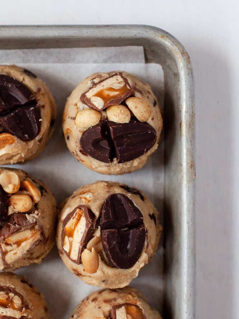Gluten Free Snickers Cookie Dough