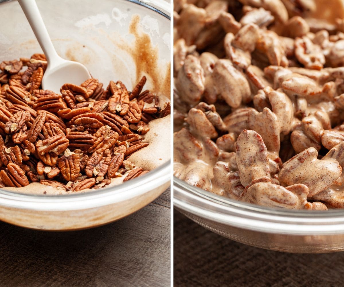 how to make gluten free cinnamon spiced pecans