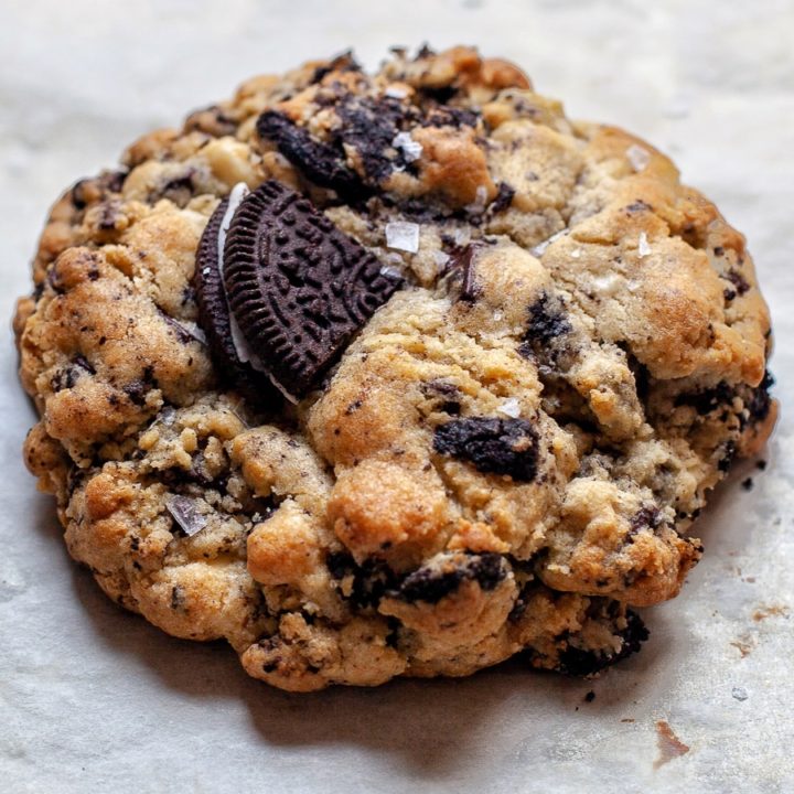 Gluten Free Levain Style Cookies and Cream Cookie