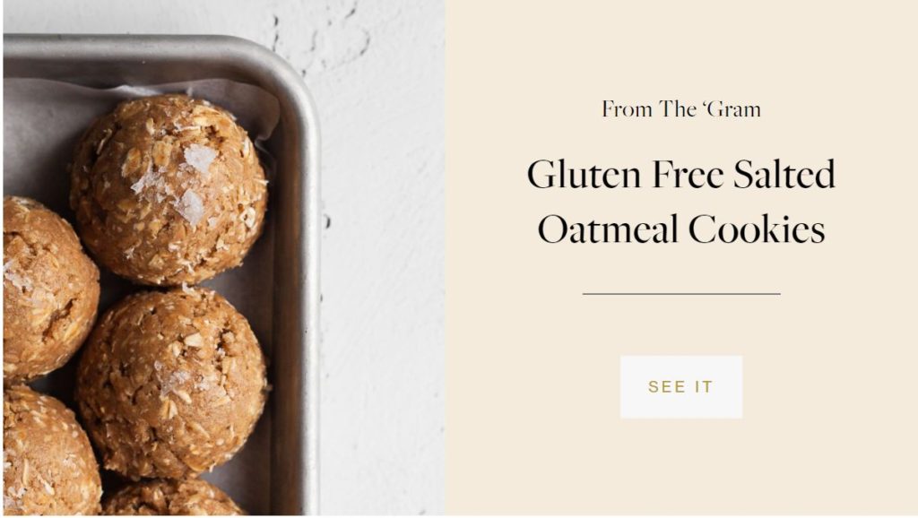 gluten free salted oatmeal cookies