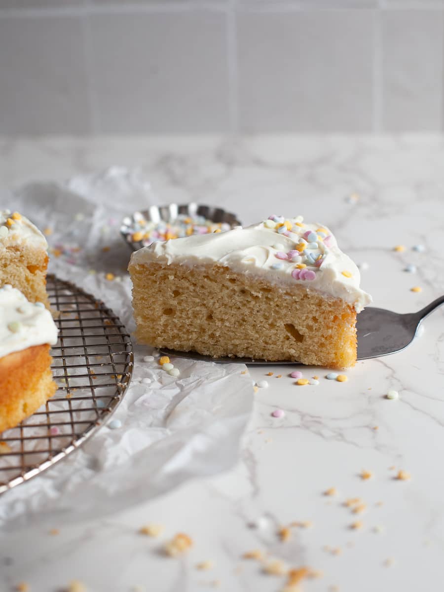 Gluten Free Vanilla Snack Cake - The Gluten Free Austrian