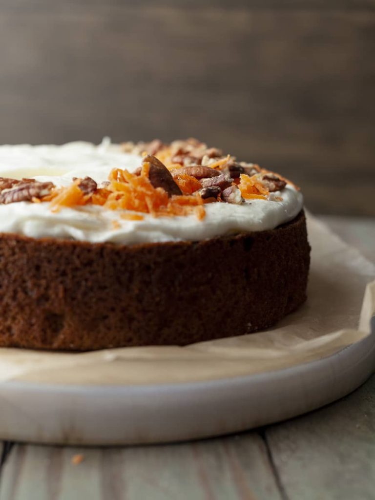 frosted carrot cake