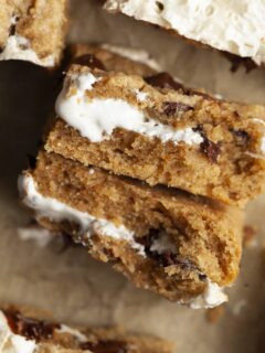 Gluten Free smores bars, gluten free s'mores cookie bars,
