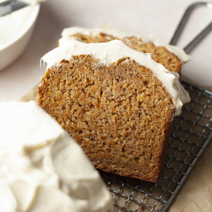 Carrot Cake Loaf - The Gourmet Gourmand | Recipe | Carrot cake loaf, Carrot  desserts, Desserts