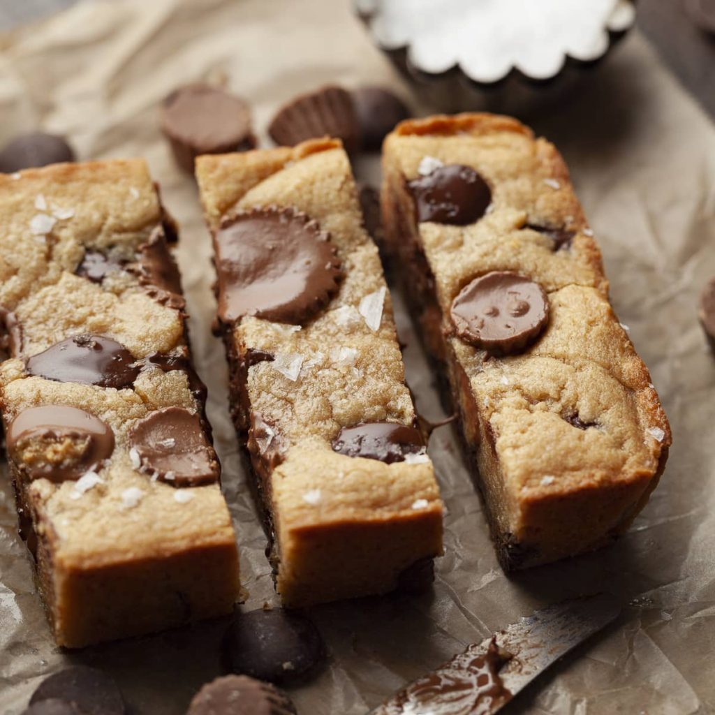 Gluten Free Peanut Butter Cookie Bars - The Gluten Free Austrian