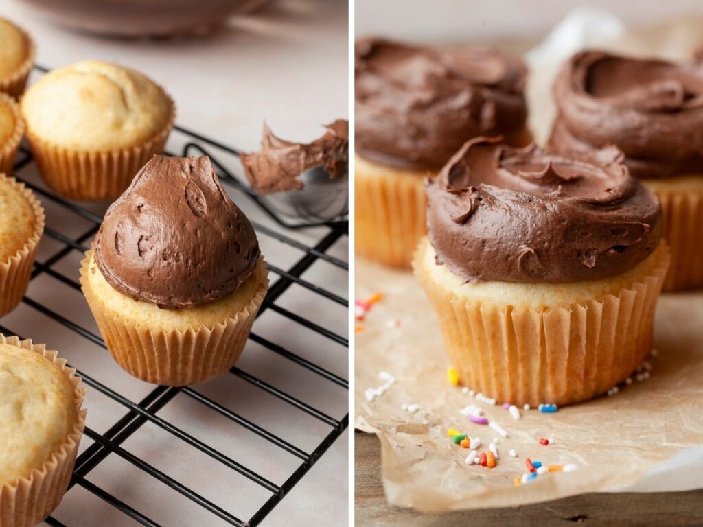 how to decorate a gluten free cupcake
