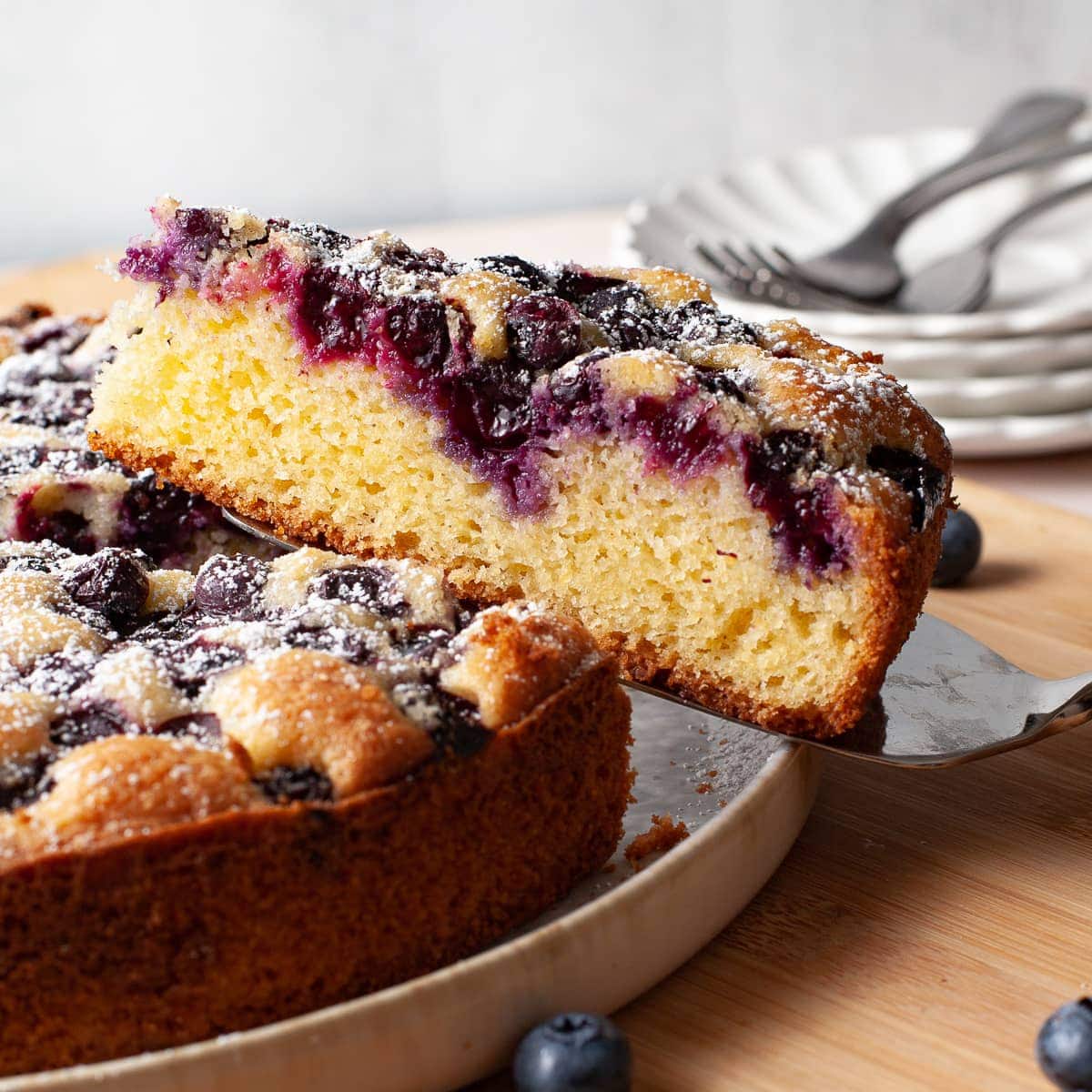 Gluten Free Blueberry Cake - The Gluten Free Austrian