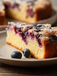 gluten free blueberry cake