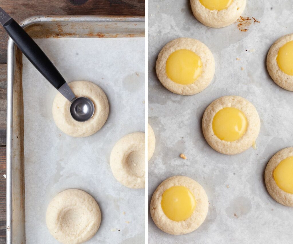 how to assemble thumbprint cookies