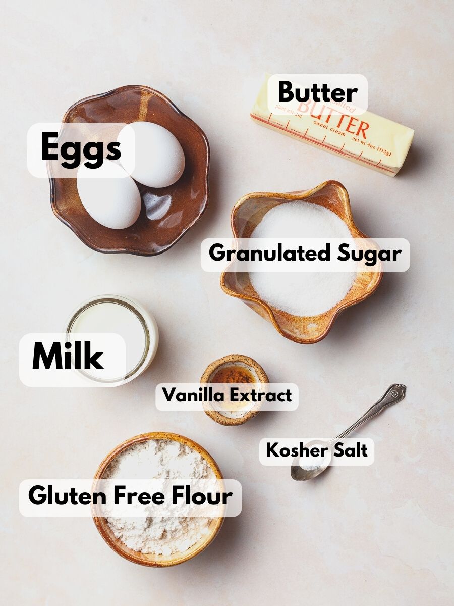 ingredients needed to make gluten free pancake recipe