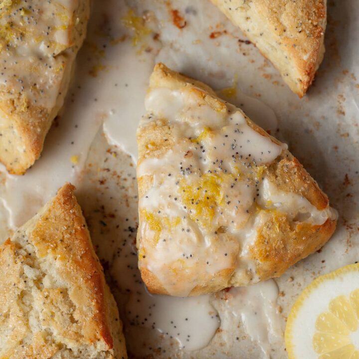 gluten free lemon scones