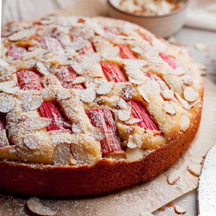 Gluten Free Rhubarb Cake
