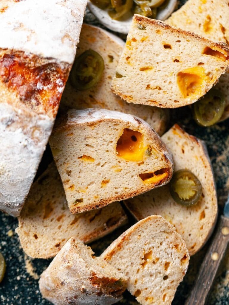 Gluten Free Jalapeño Cheddar Bread (Sourdough Discard Recipe) - The ...