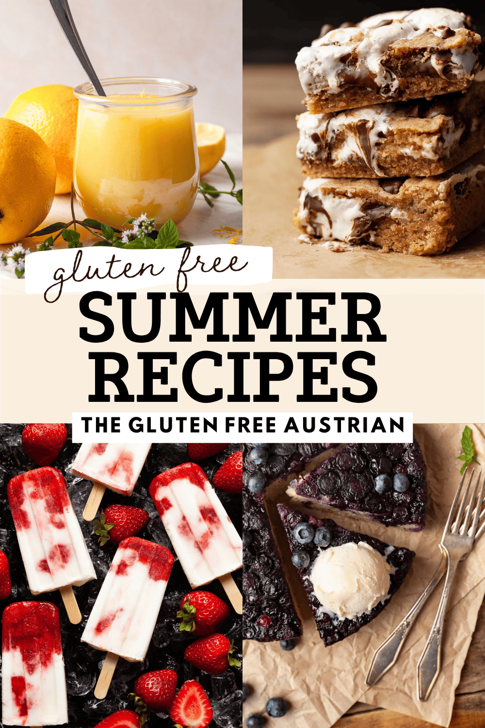 Looking for easy and delicious gluten free summer recipes? These fresh, seasonal dishes are perfect for warm weather and outdoor gatherings! From vibrant salads and fruity desserts to no-bake treats and BBQ favorites, these gluten free ideas are light, tasty, and totally satisfying. Great for cookouts, picnics, or just keeping cool in the kitchen.