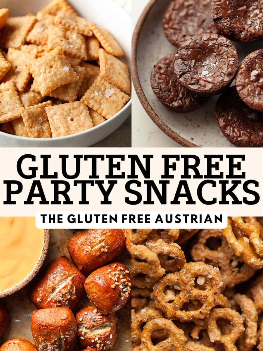 Throw the ultimate party with these gluten free party snacks - quick to make, easy to share, and guaranteed to disappear fast!