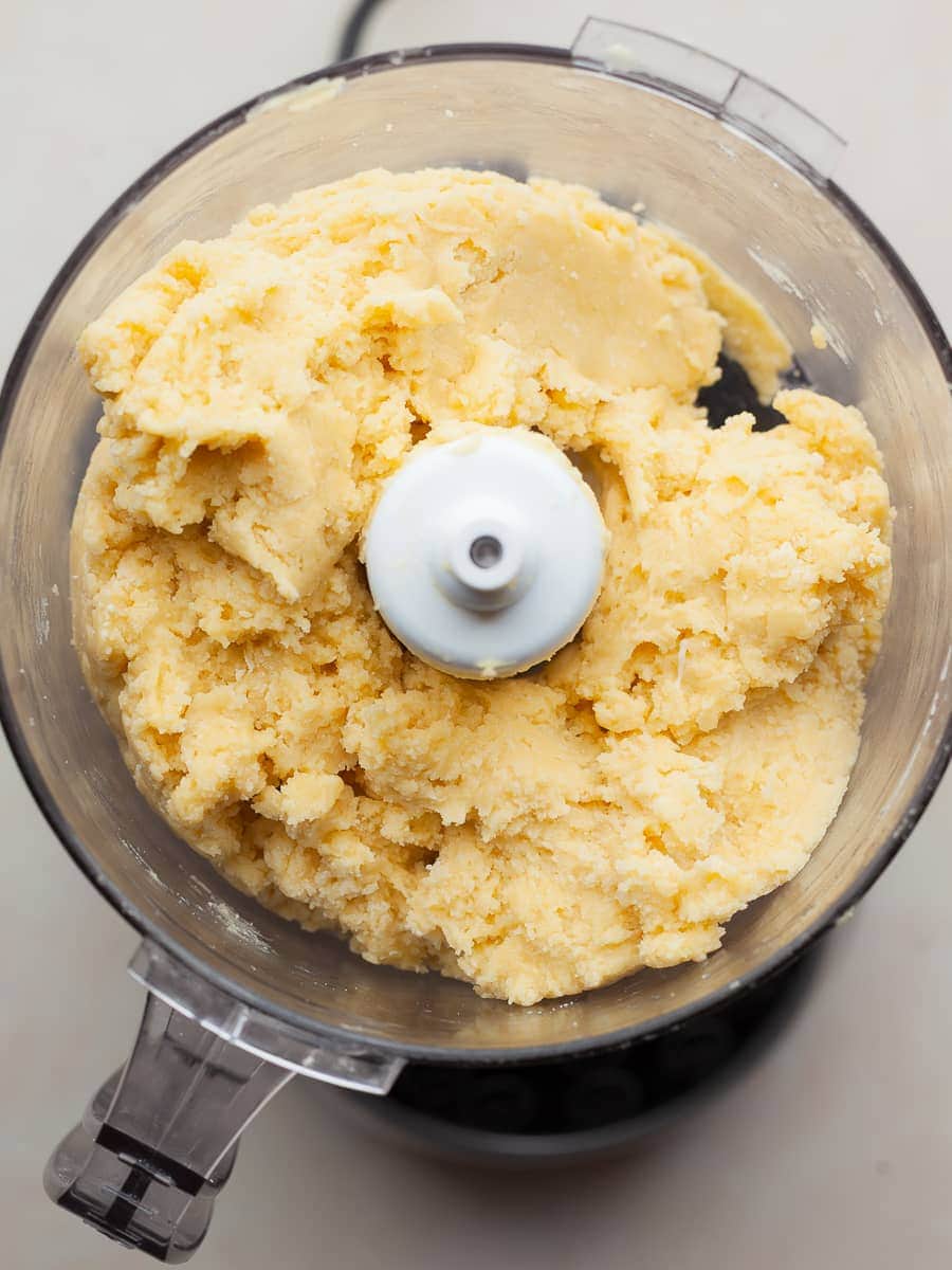 gluten free fresh pasta dough made in the food processor