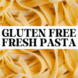 Make tender, homemade gluten free fresh pasta that rolls, cuts, and cooks perfectly every time. This easy step-by-step recipe guides you from fettuccine to spaghetti so your noodles turn out perfect every time.