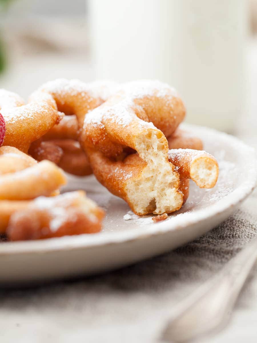 the inside of a gluten free funnel cake