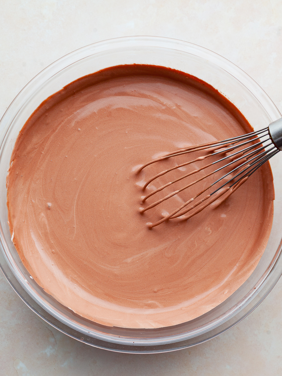no churn chocolate ice cream vase