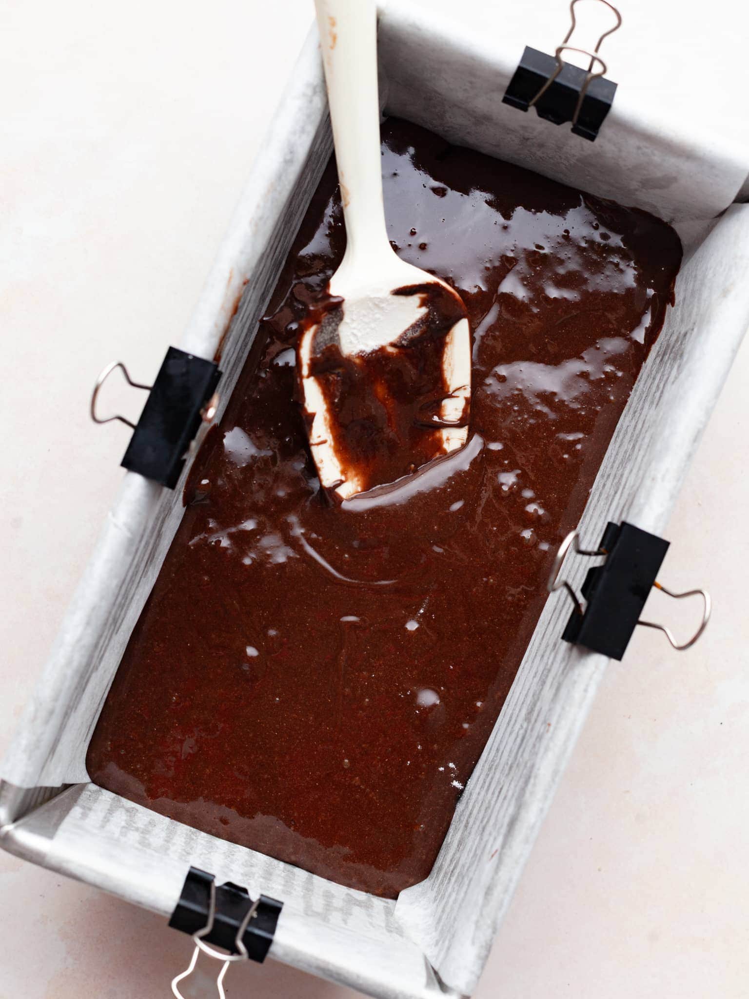 gluten free brownie batter on top of cookie dough for gluten free brookies