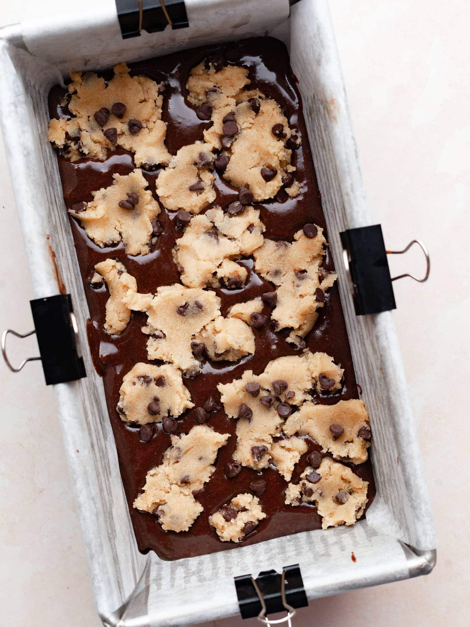 gluten free brookies before baking