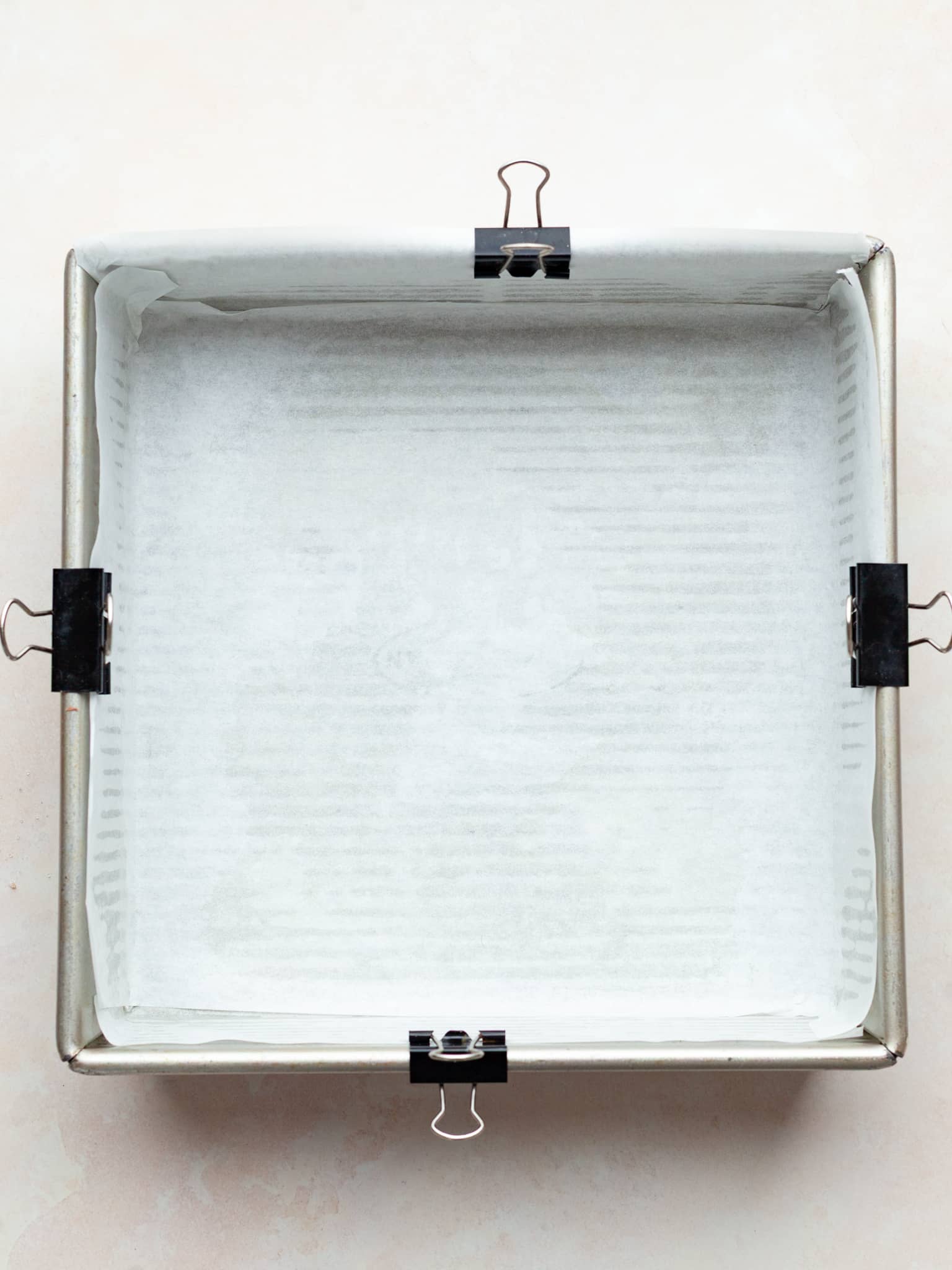 a lined 8x8 pan needed to snickerdoodle cheesecake bars