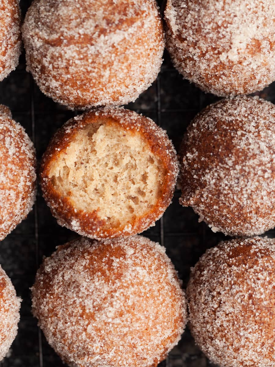 gluten free apple cider donut holes