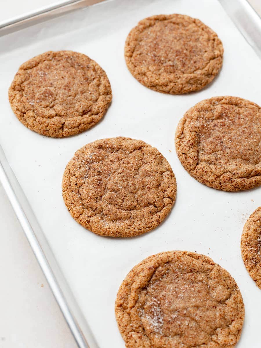 baked gluten free dirty chai cookies